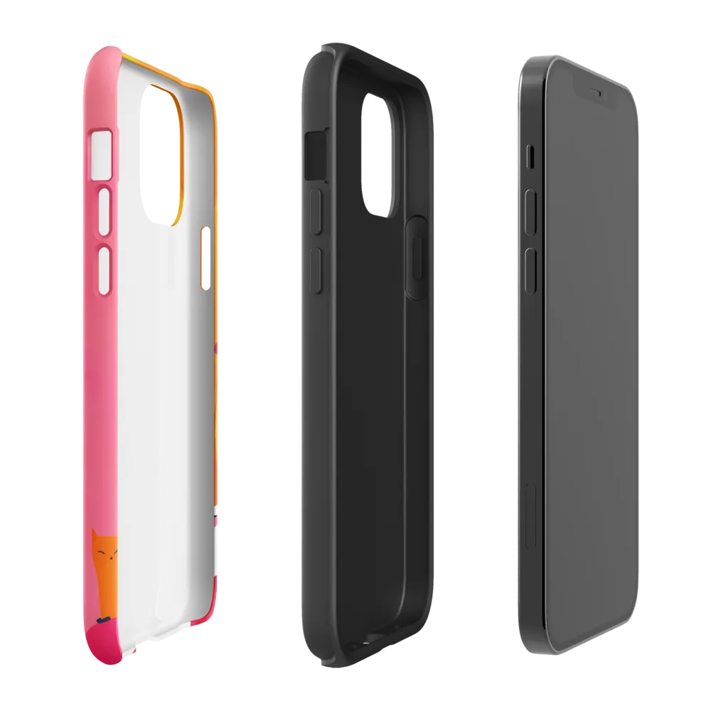 Whimsy in Feline Company | Phone Case |  12 Pro | Tough Case | Matte
