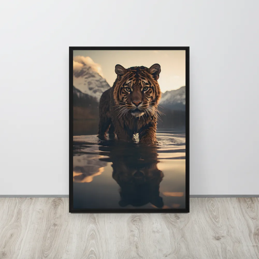Majestic Reflection: The Tiger's Domain