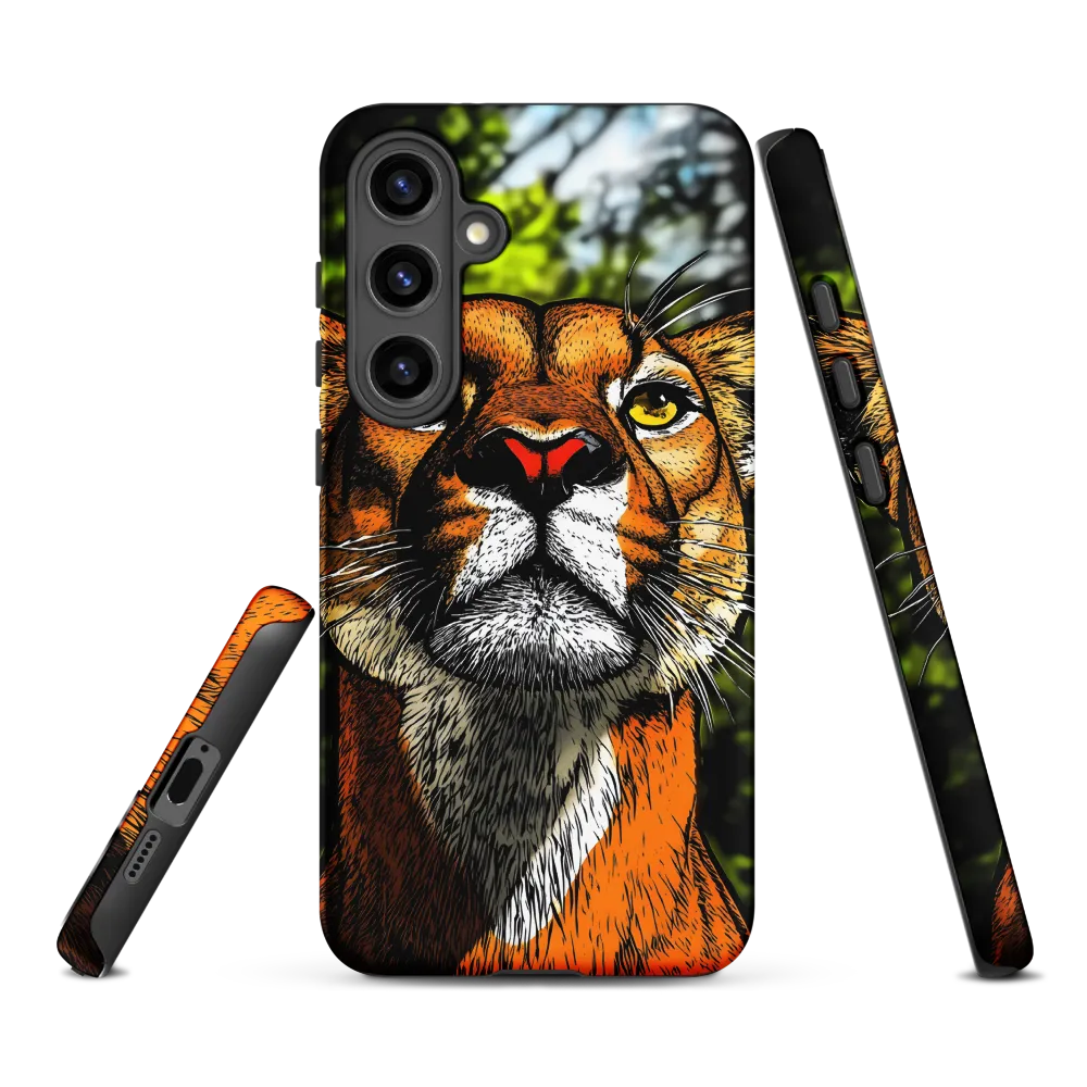 Regal Gaze: The Lioness in Focus