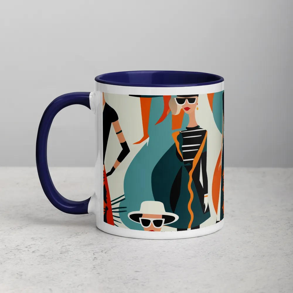 Chic Figures in Pop Art