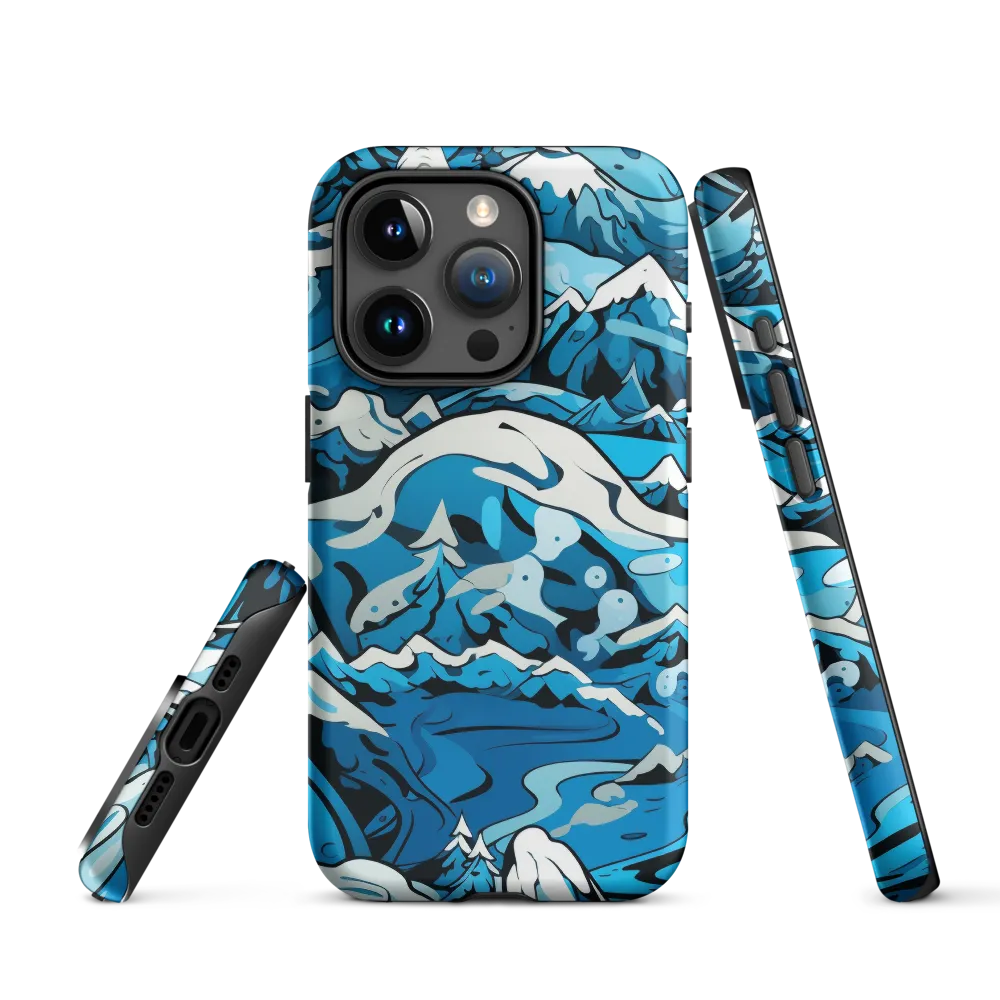 Frozen Harmony: A Blue Mountain Odyssey