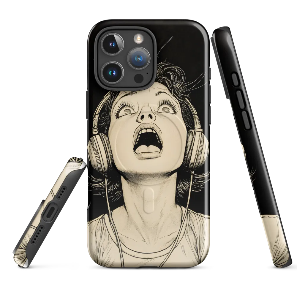 Sonic Exclamation | Phone Case |  16 Pro Max | MagSafe® Tough Case | Glossy
