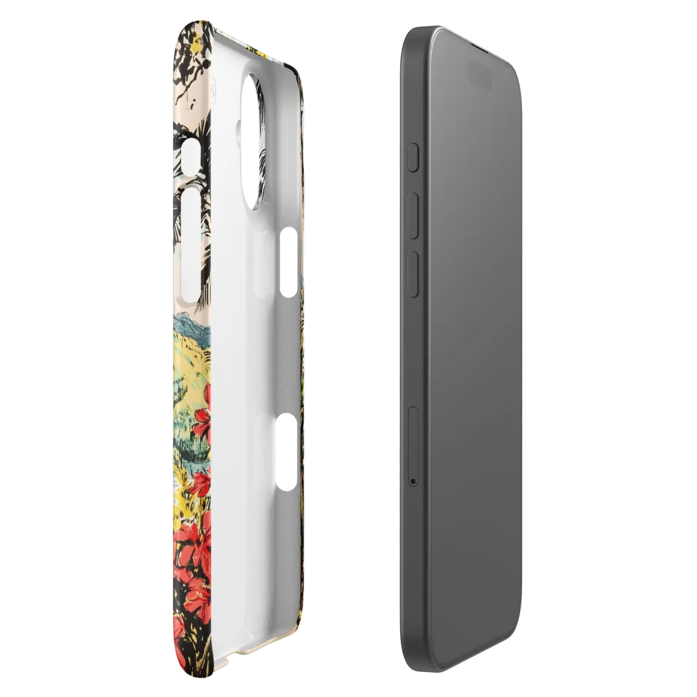 Tropical Serenity | Phone Case |  16 Plus | Snap Case | Glossy