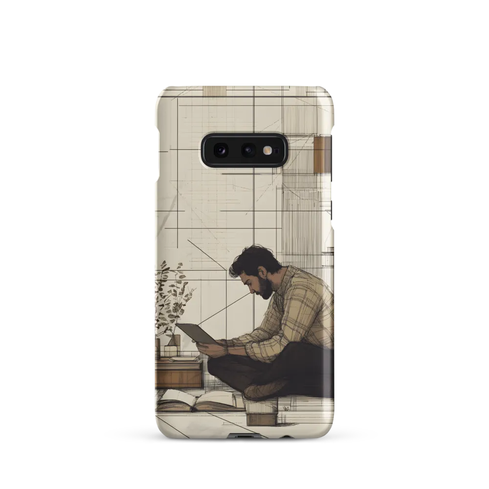 Quiet Reflections in Line | Phone Case |  S10e | Snap Case | Matte