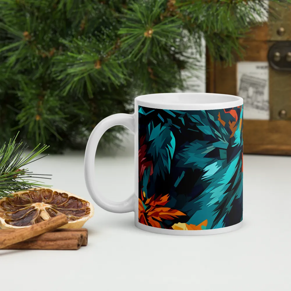 Wild Symphony: Abstract Tigers | Mugs | Multiple Sizes & Colors