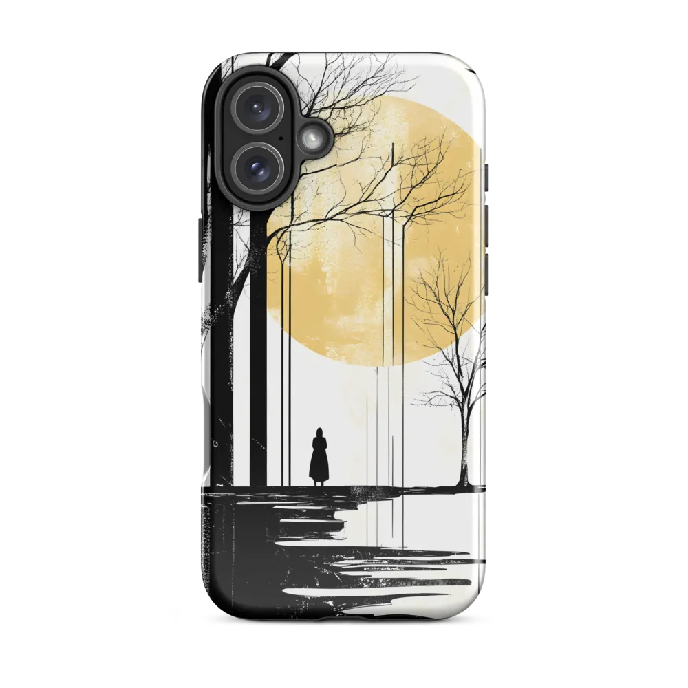 Solitude Under the Yellow Sun | Phone Case |  16 Plus | Tough Case | Glossy