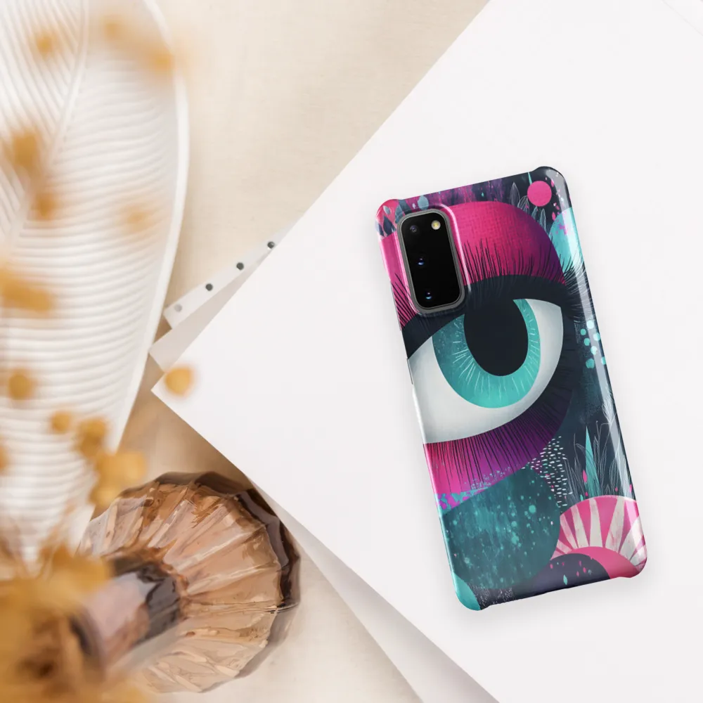 Iris in Magenta and Teal