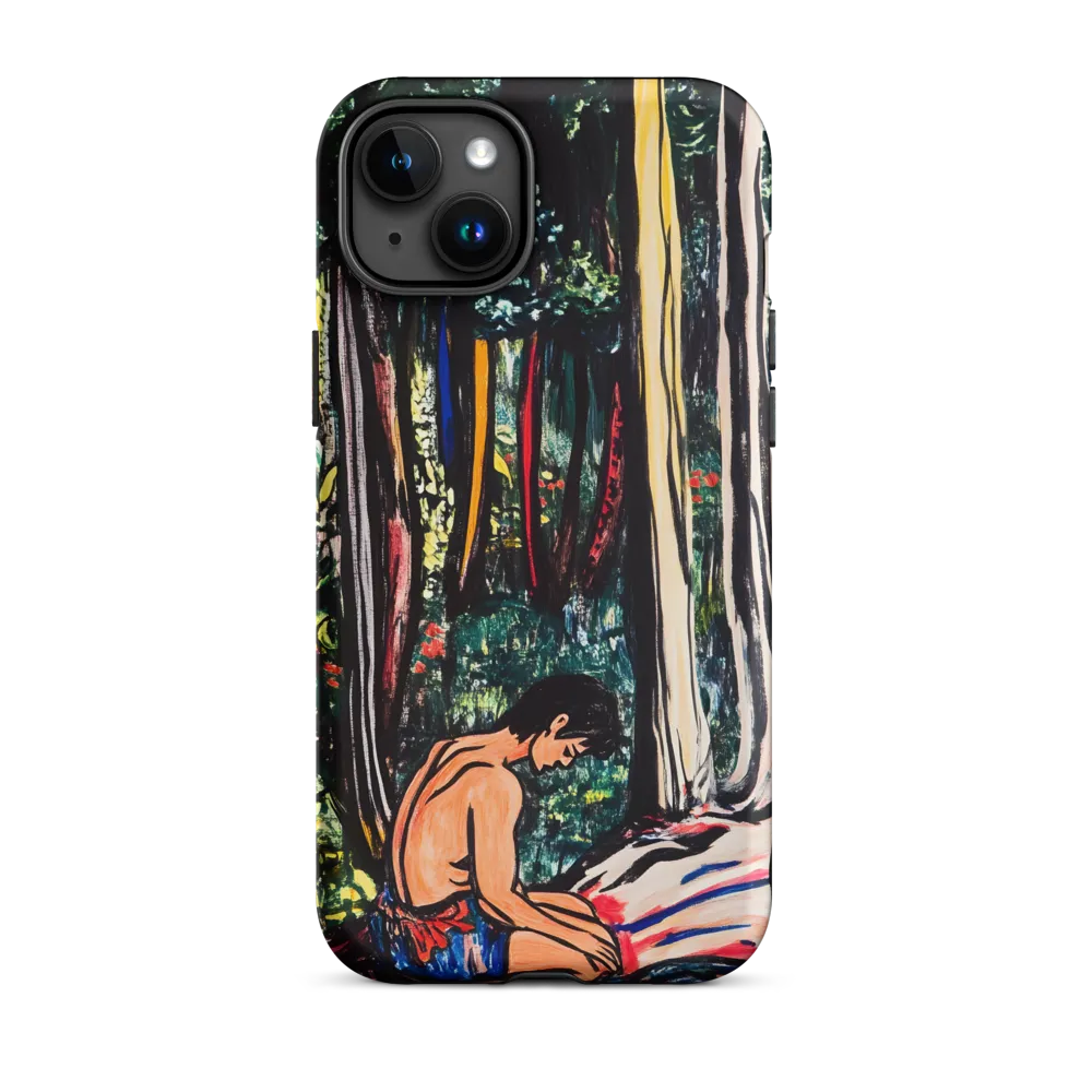 Contemplation in Nature | Phone Case |  15 Plus | Tough Case | Matte