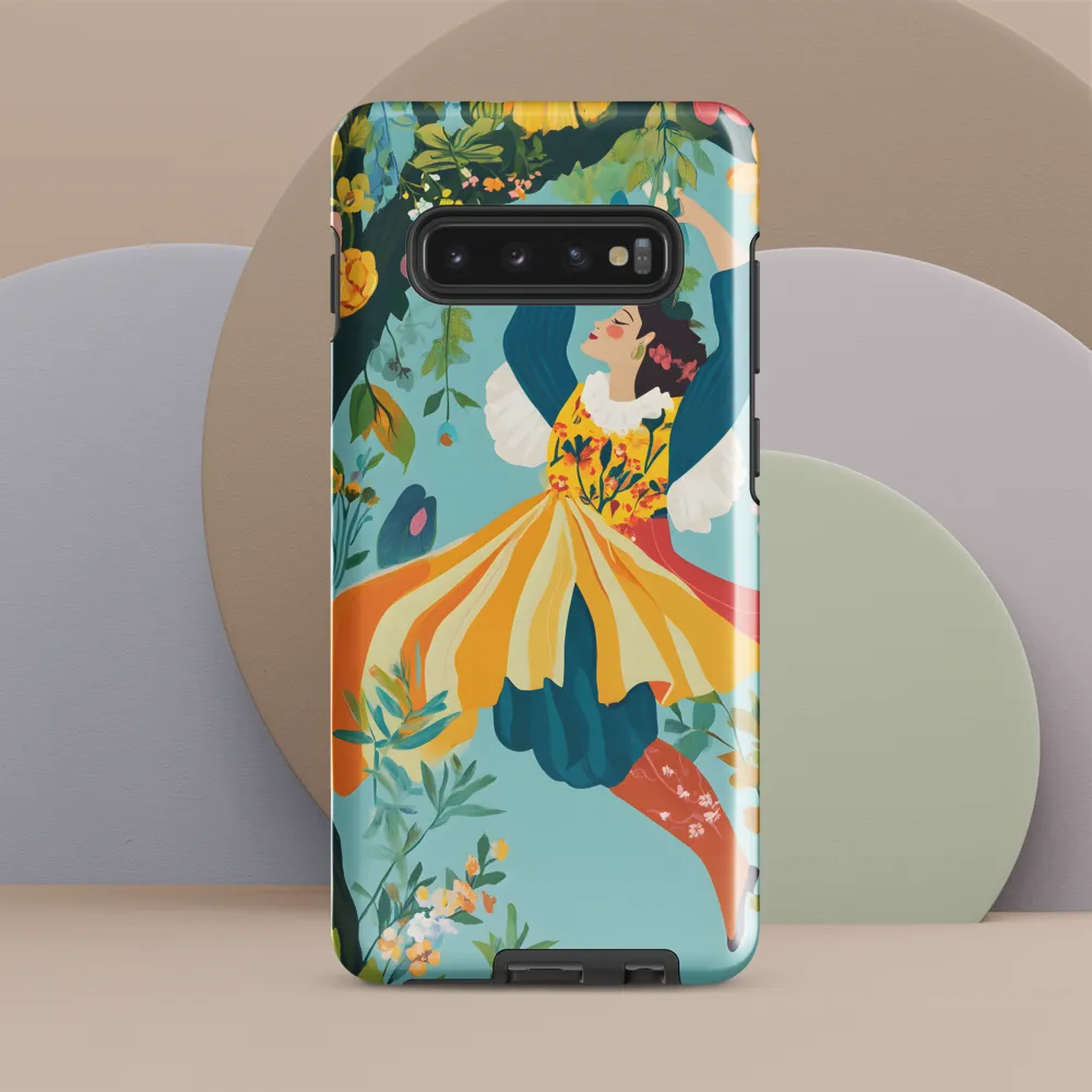 Dancing in Nature's Embrace | Phone Case |  S10 Plus | Tough Case | Glossy