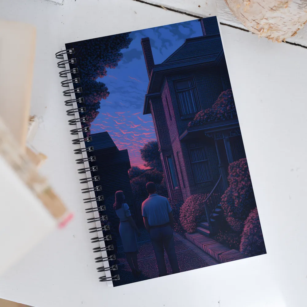 Glimmers of Twilight | Spiral Notebook