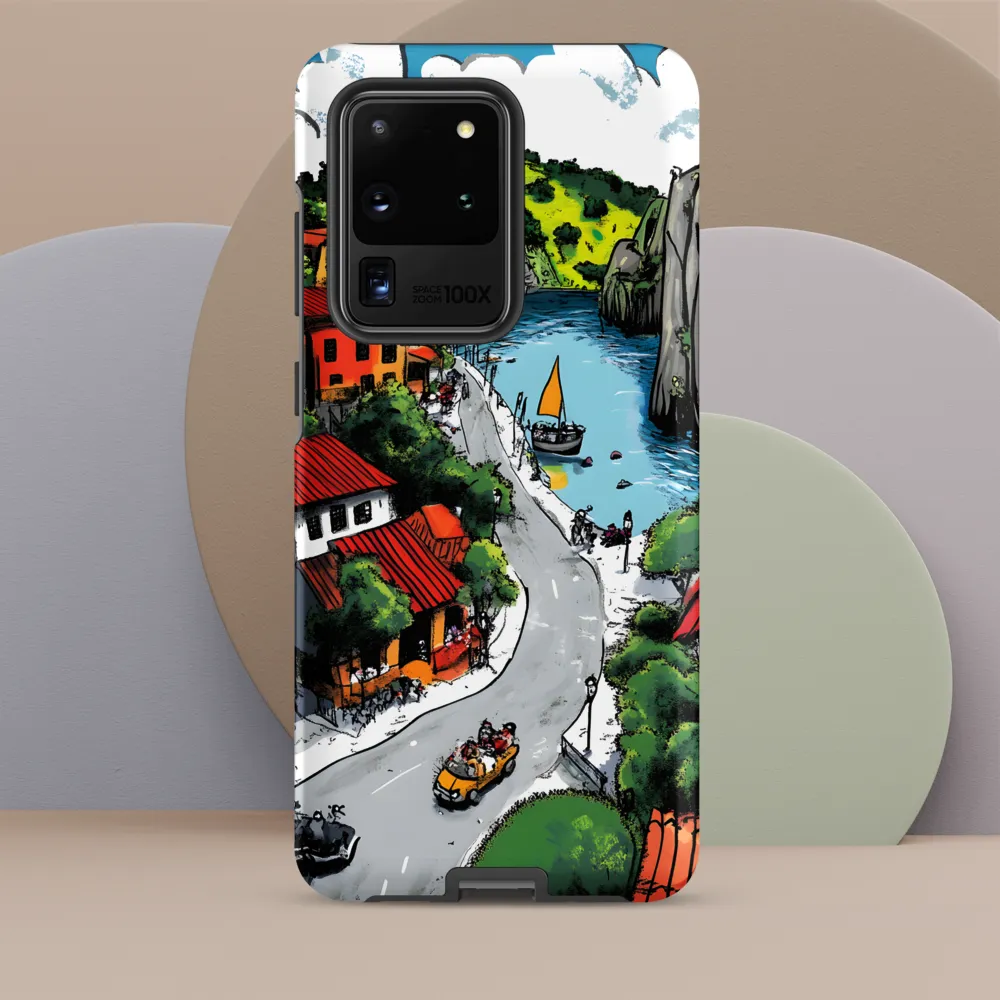 Whimsical Village by the Water