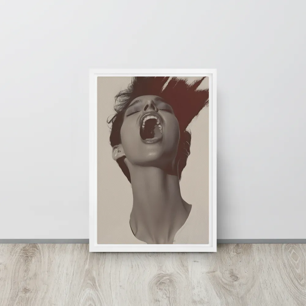 Echoes of Emotion | Canvas with White Frame | 12″×18″