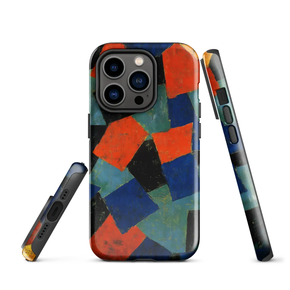 Dynamic Geometry in Color | Phone Case |  14 Pro | Tough Case | Glossy