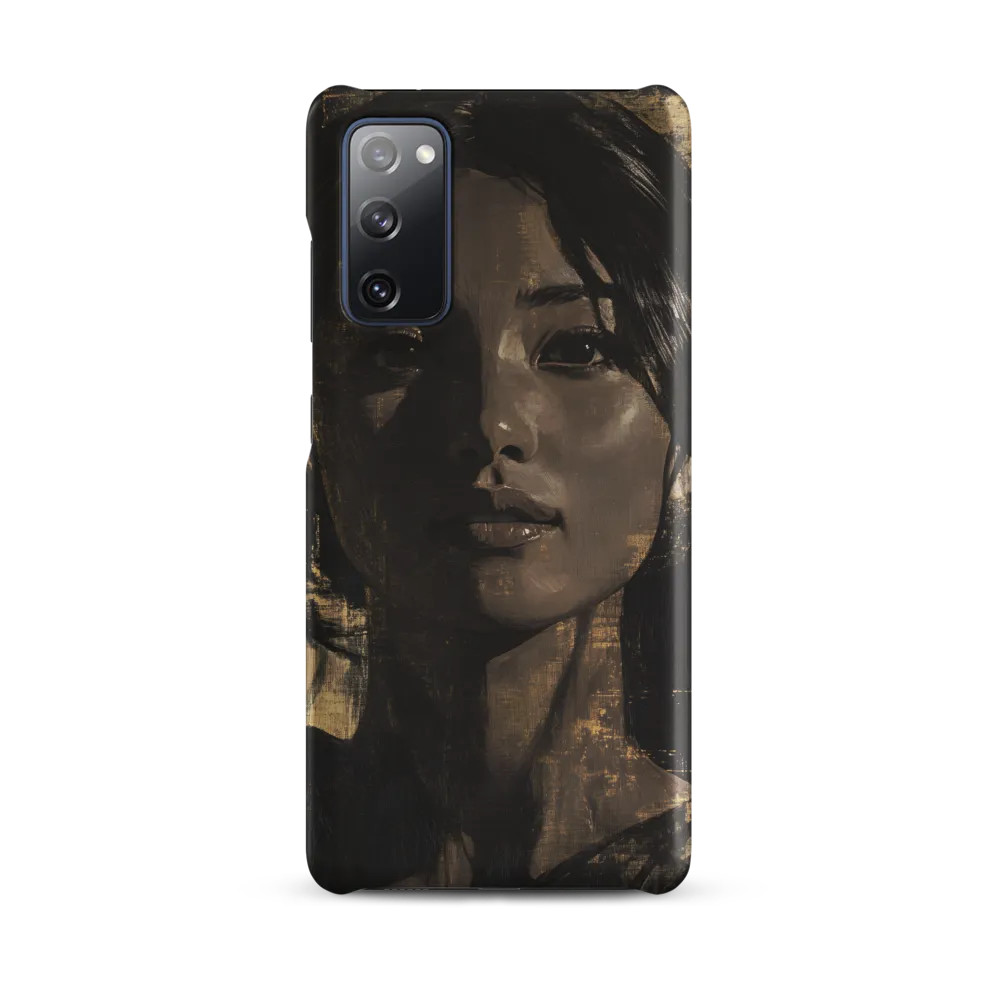 Golden Gaze: A Contemporary Portrait