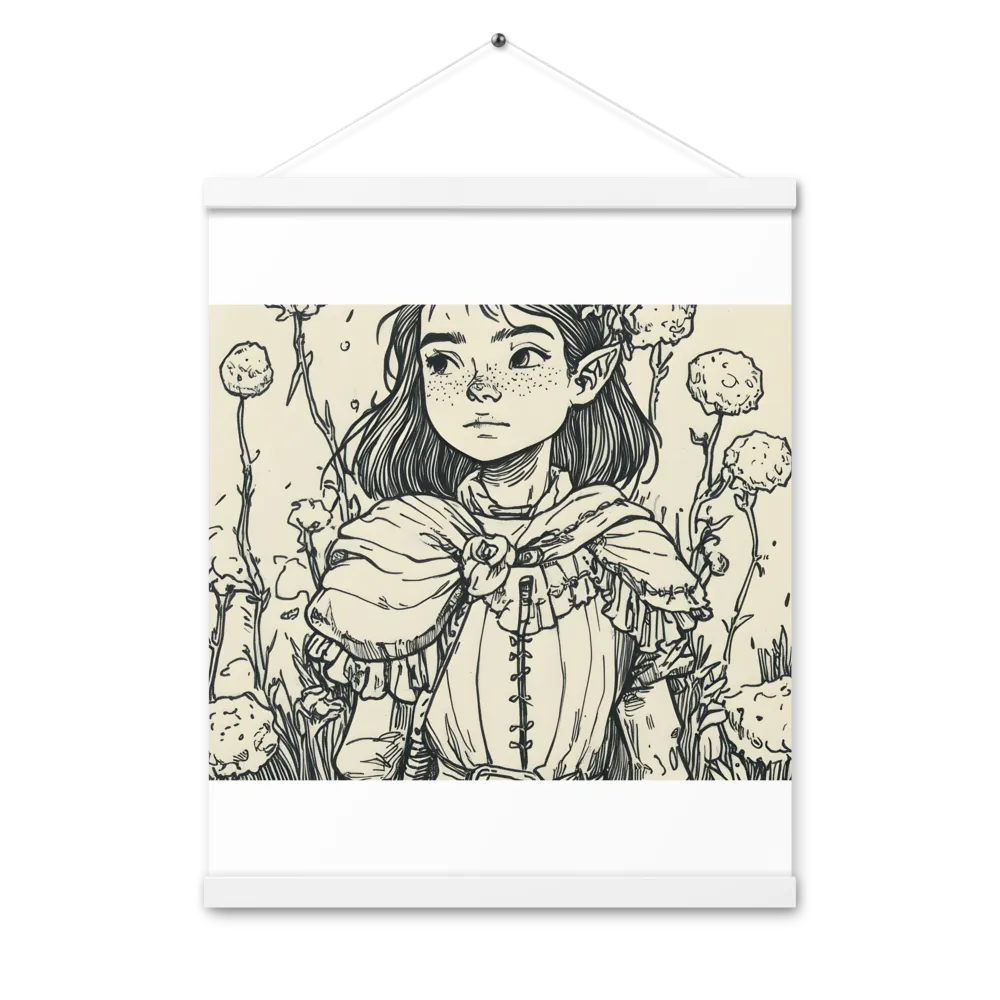 A Young Guardian of Nature | Poster With White Wood Hanger | 16″×20″