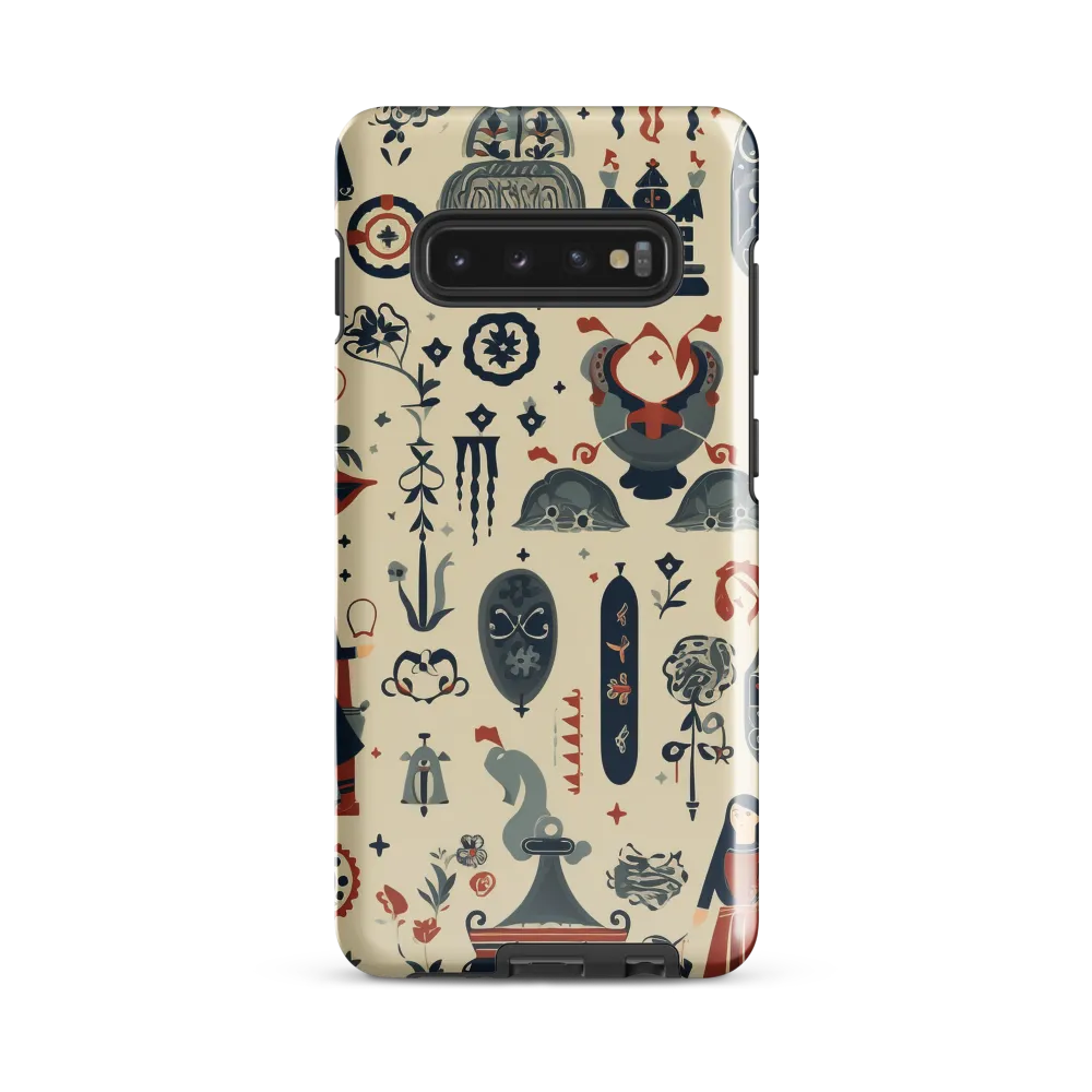 Tapestry of Myth and Whimsy | Phone Case |  S10 Plus | Tough Case | Glossy