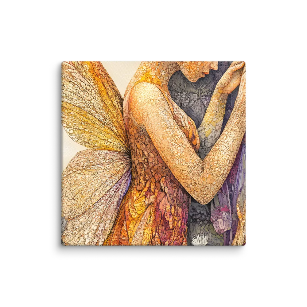 Whispers of the Frosted Meadow | Canvas | 16″×16″