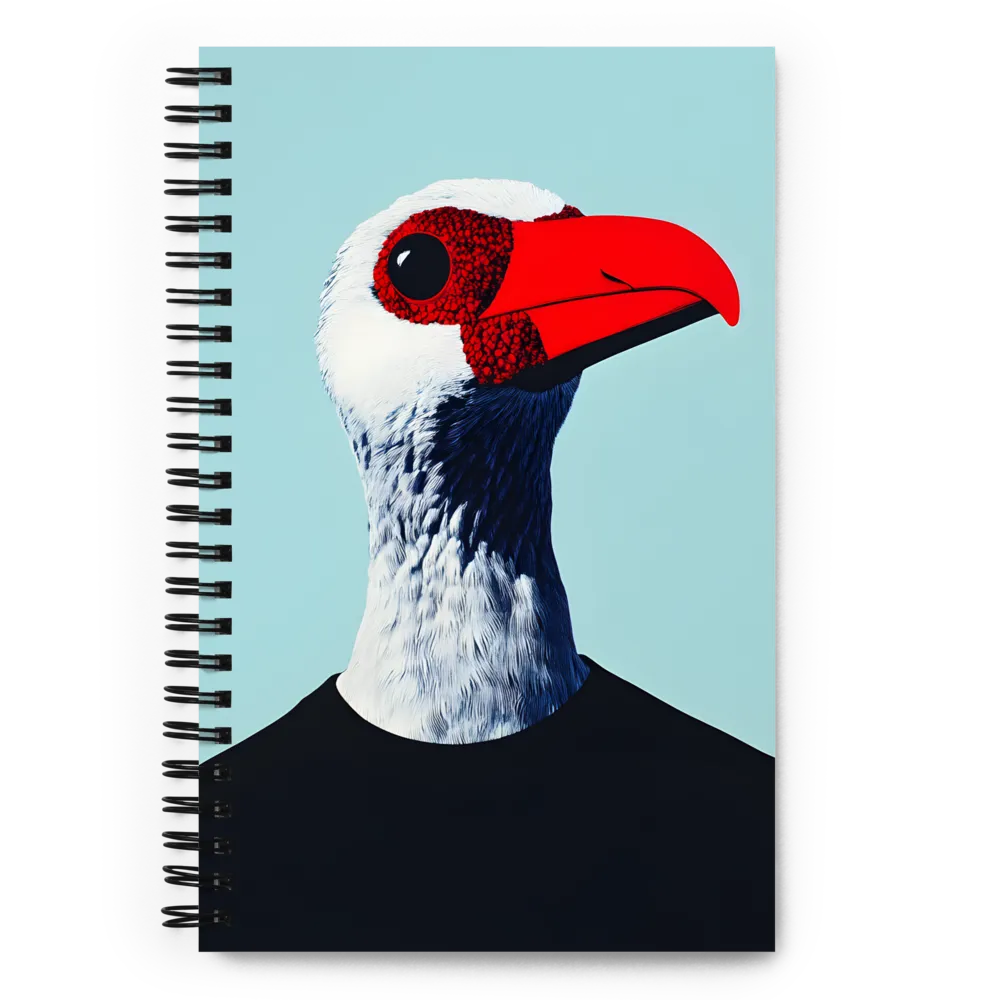 The Surreal Avian Portrait | Spiral Notebook