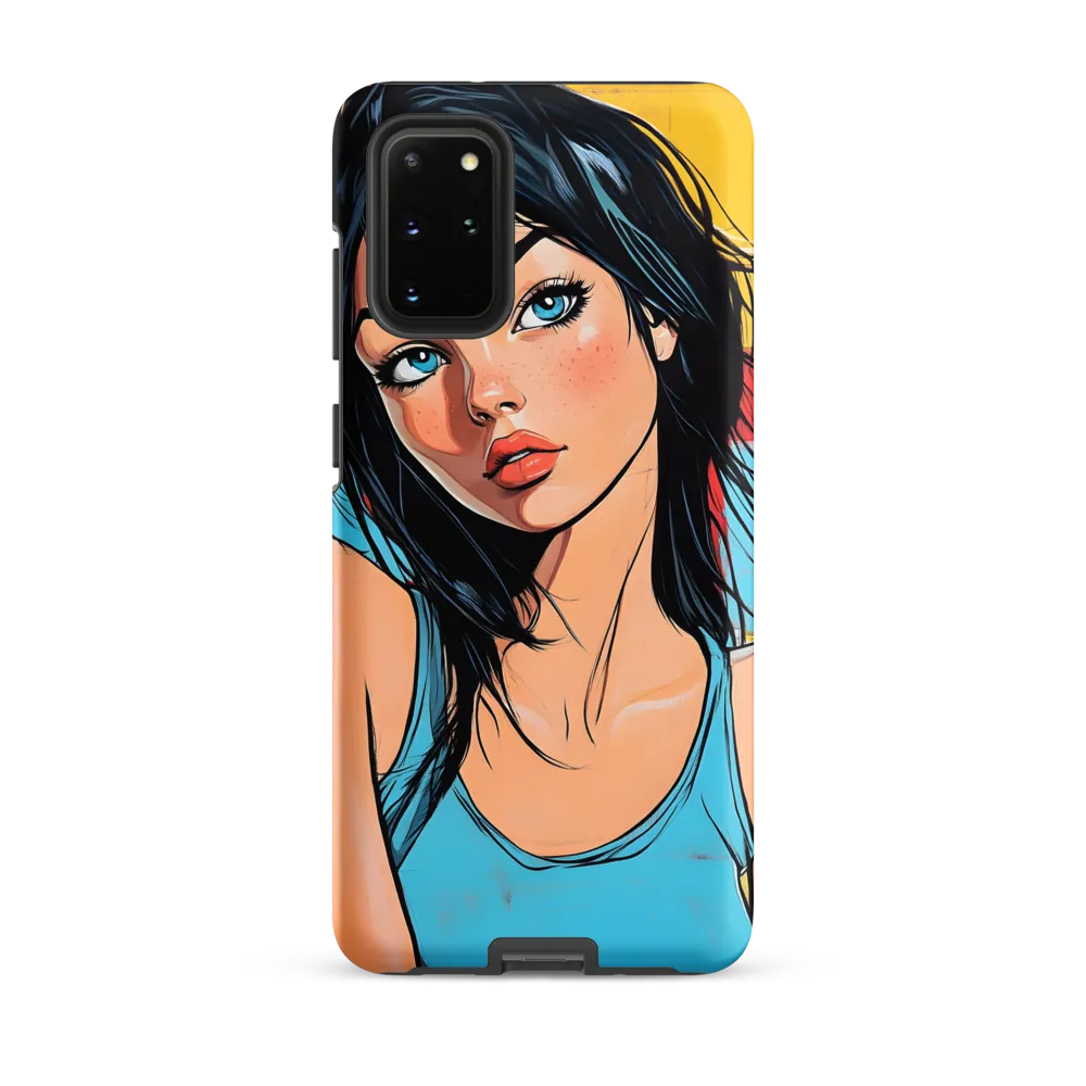 Vibrant Portrait of Modern Youth | Phone Case |  S20 Plus | Tough Case | Matte