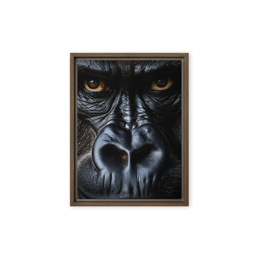 Gaze of the Wild: A Gorilla's Portrait