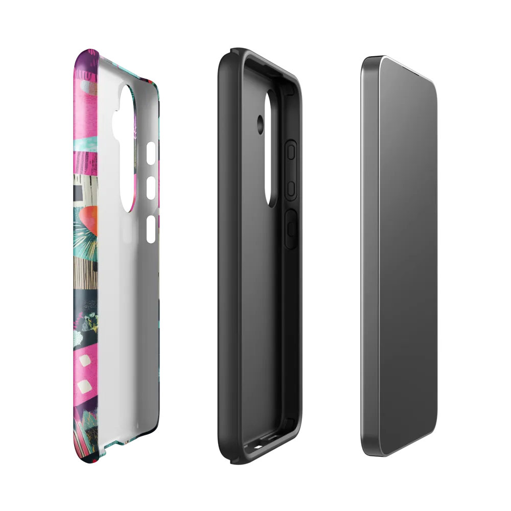 Whimsical Journey Through a Vibrant Landscape | Phone Case |  S24 | Tough Case | Glossy