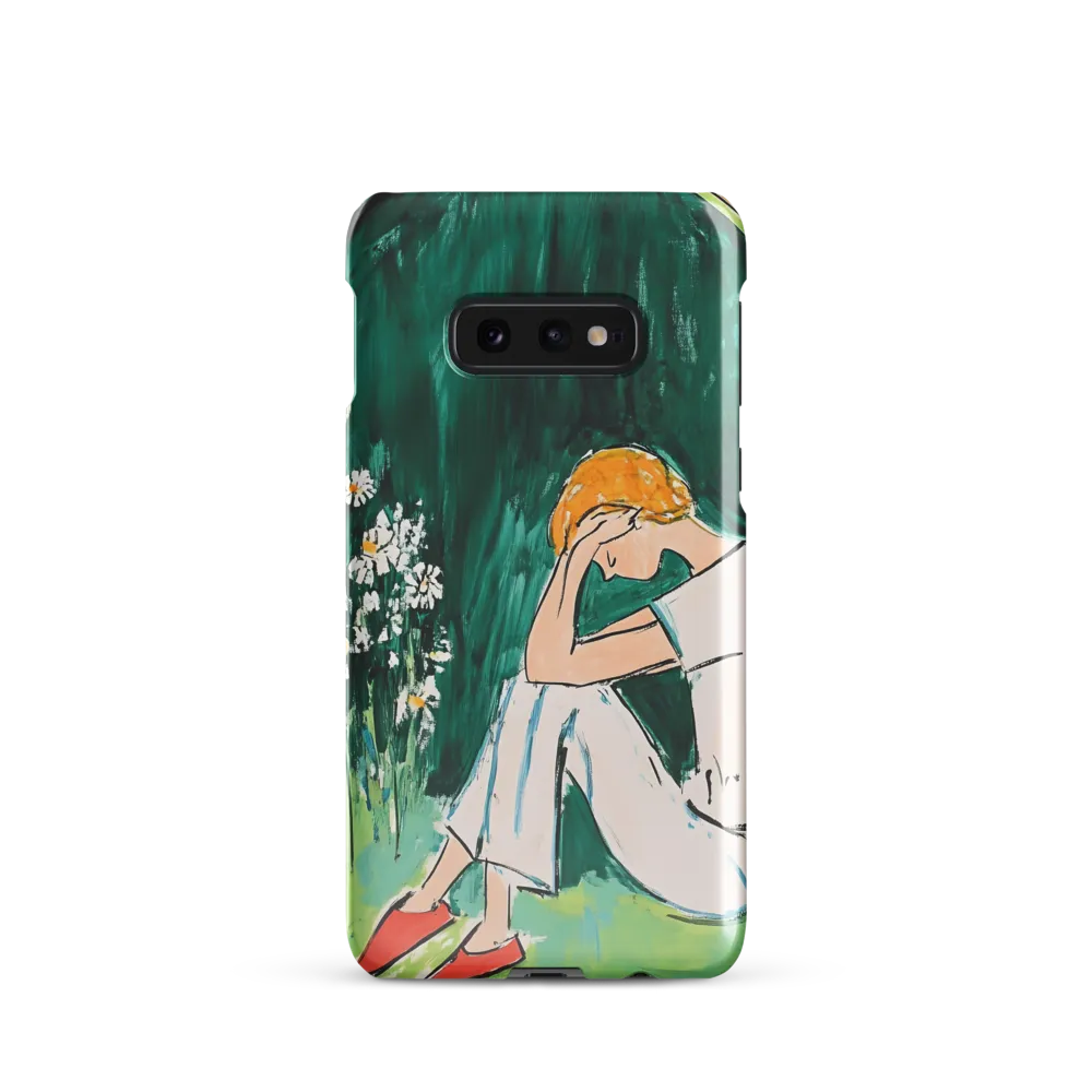 Silent Sorrow | Phone Case |  S10e | Snap Case | Glossy