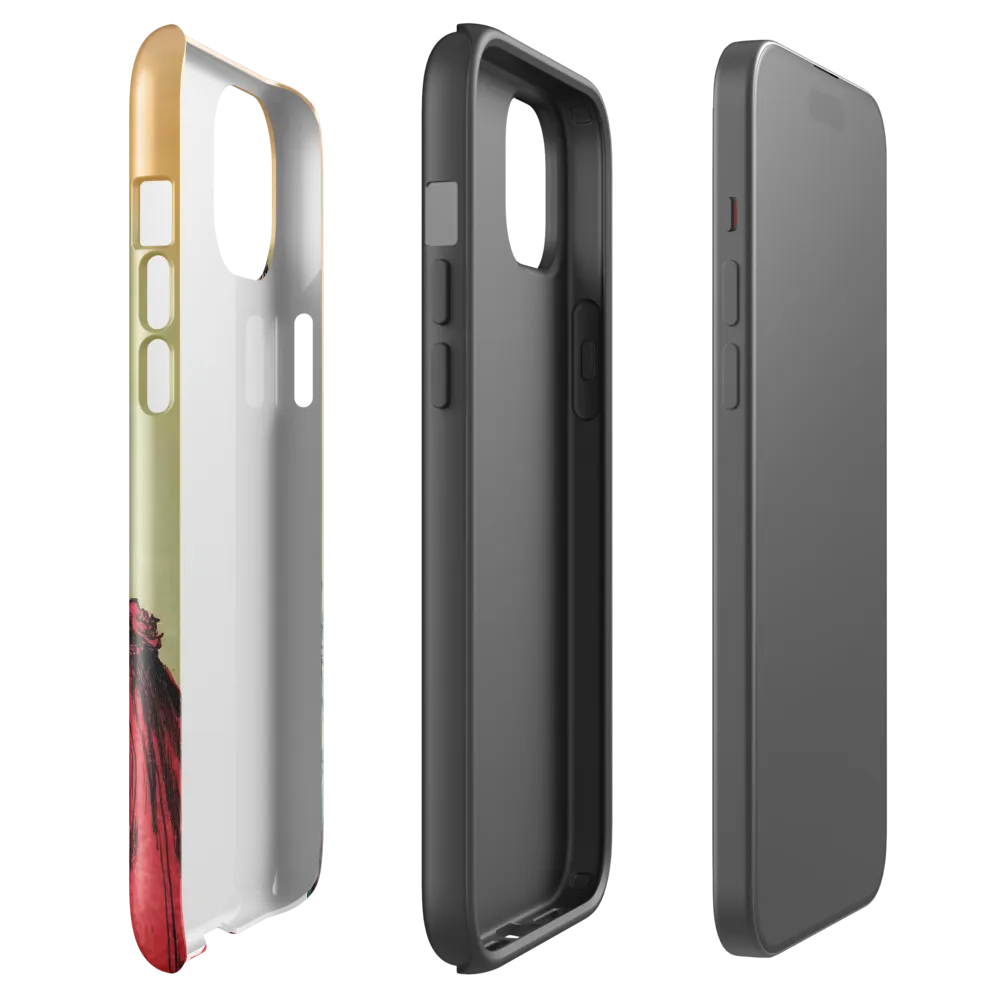 Masked Elegance | Phone Case |  15 Plus | Tough Case | Glossy