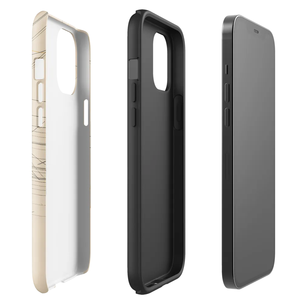 Abstract Profile: A Minimalist Exploration | Phone Case |  12 Pro Max | Tough Case | Glossy