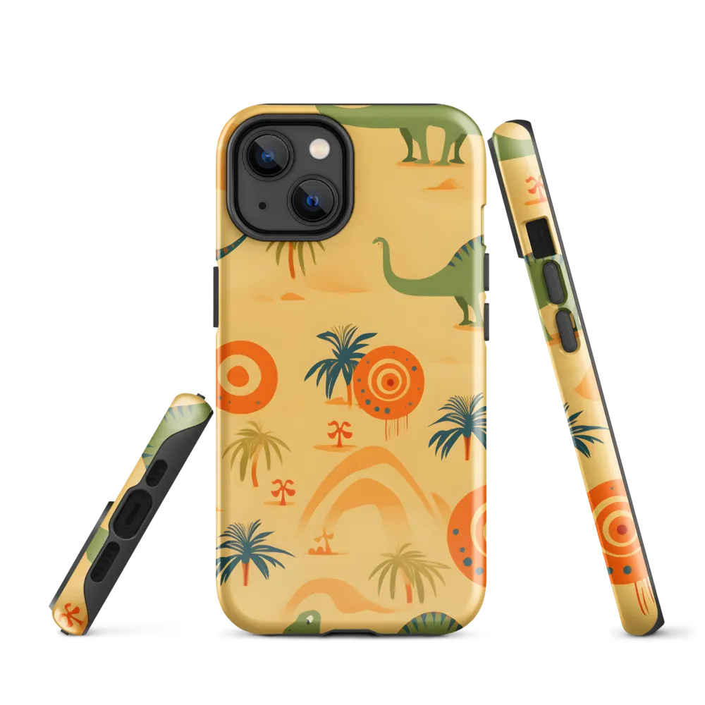 Prehistoric Playtime | Phone Case |  14 | Tough Case | Glossy