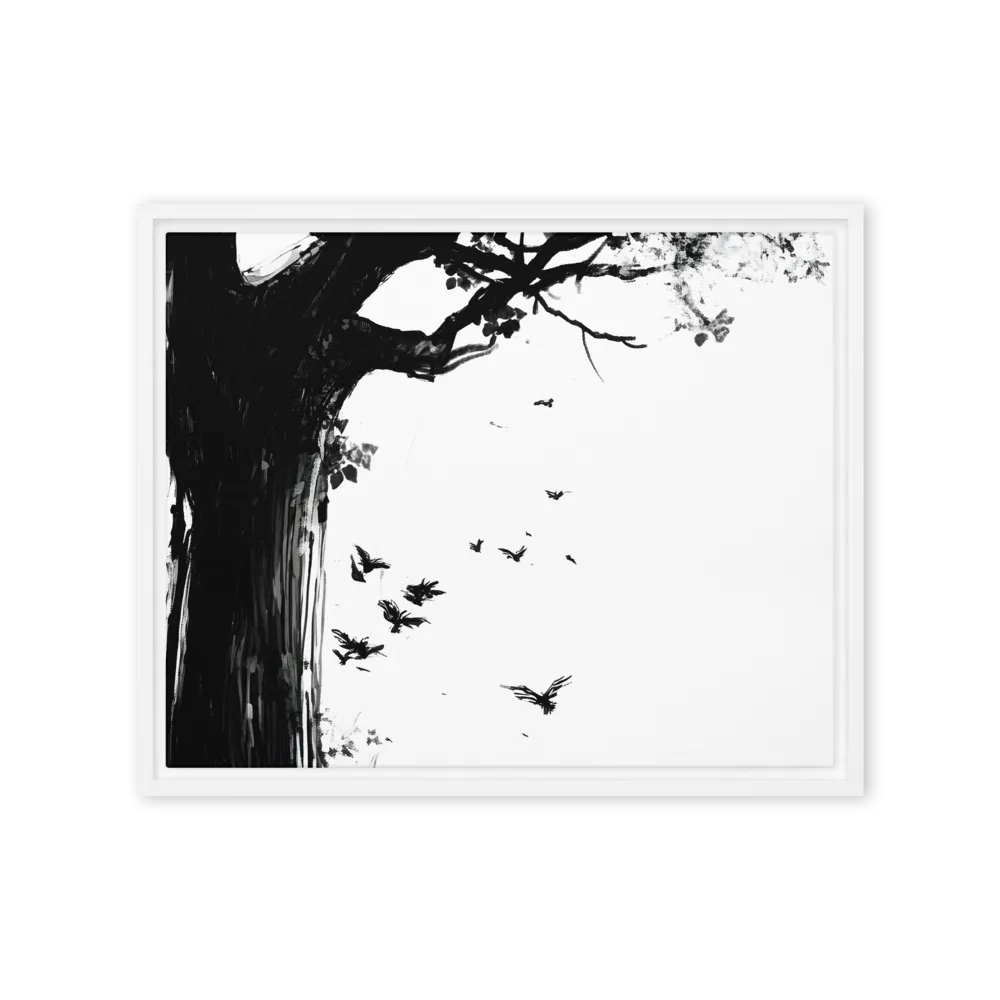 Whispers of Nature | Canvas with White Frame | 16″×20″