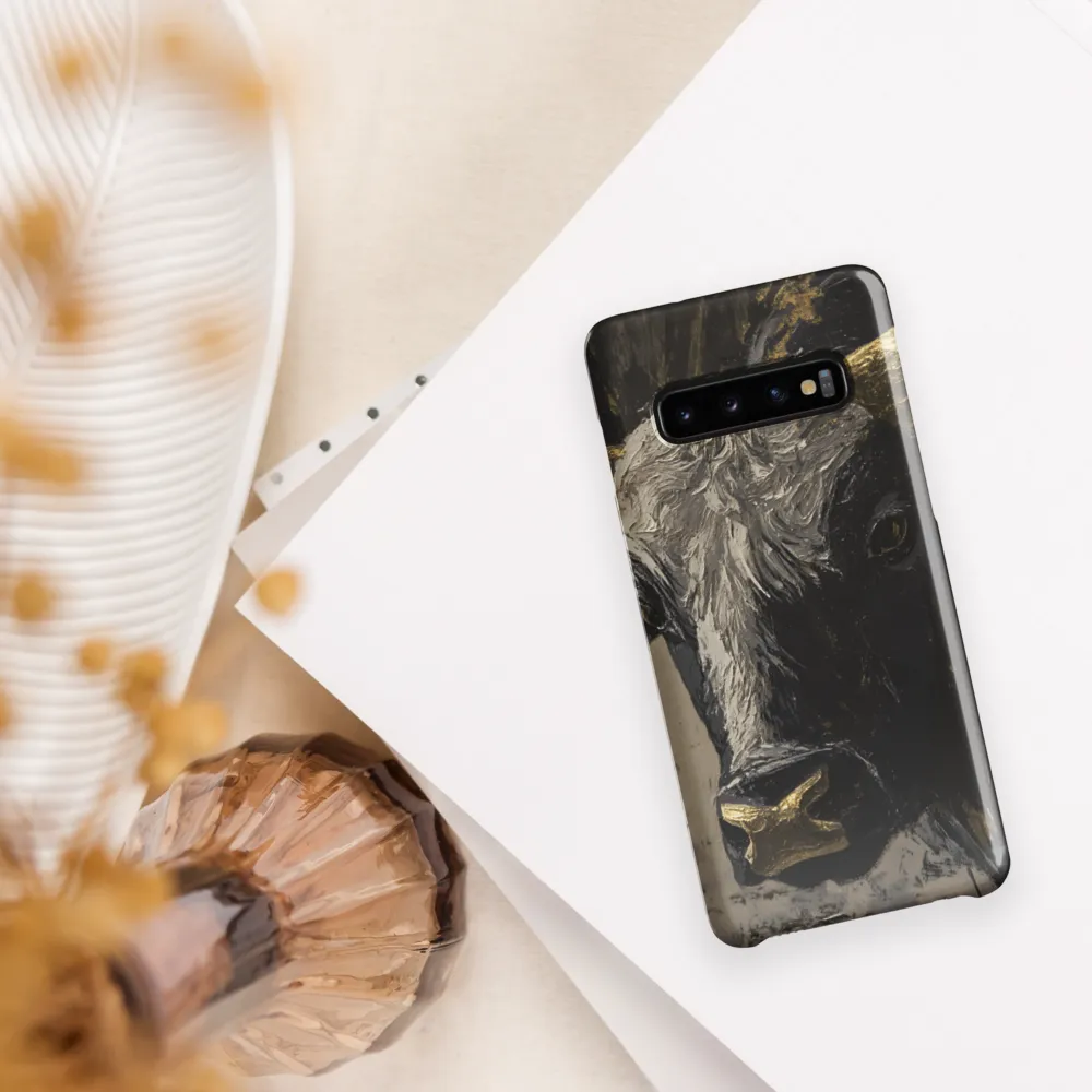Majestic Bull: The Power in Black and Gold