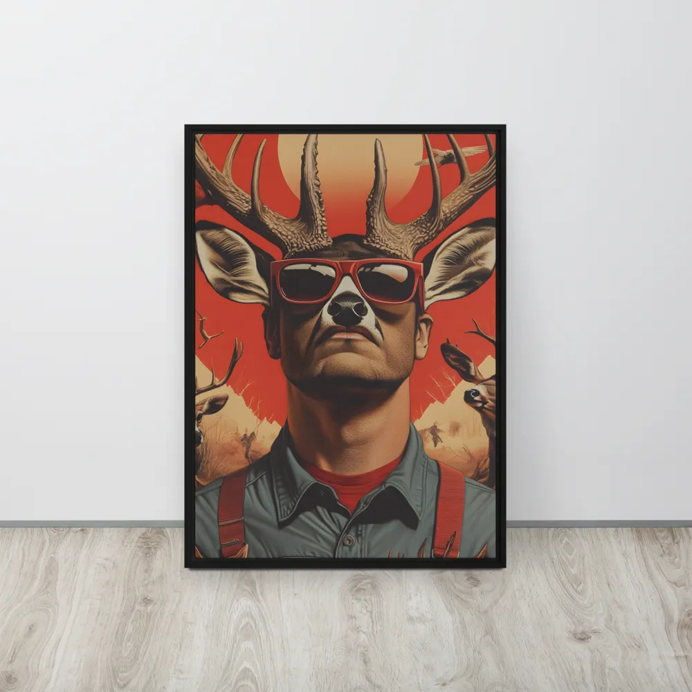 The Hunter's Spirit | Canvas with Black Frame | 20″×28″