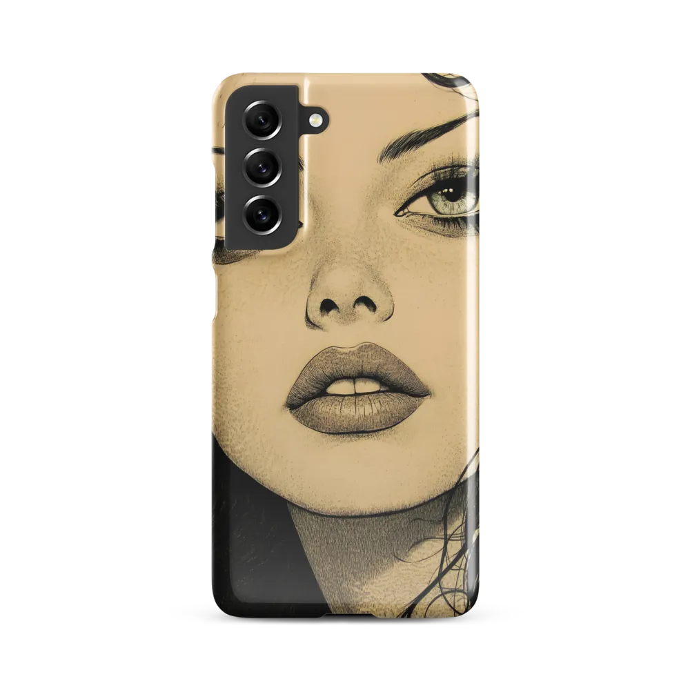 Enigmatic Gaze | Phone Case |  S21 FE | Snap Case | Glossy