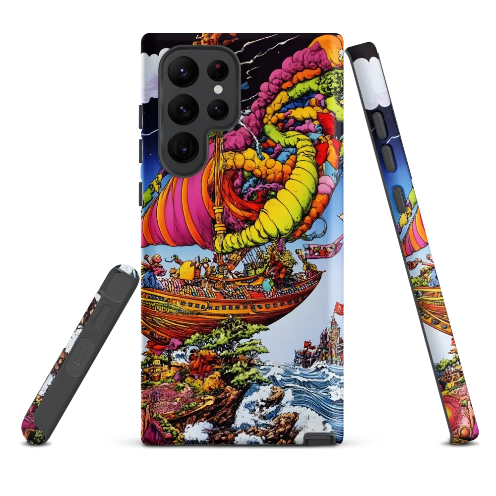 Voyage of Whimsy: A Surreal Sailor's Dream | Phone Case |  S22 Ultra | Tough Case | Matte