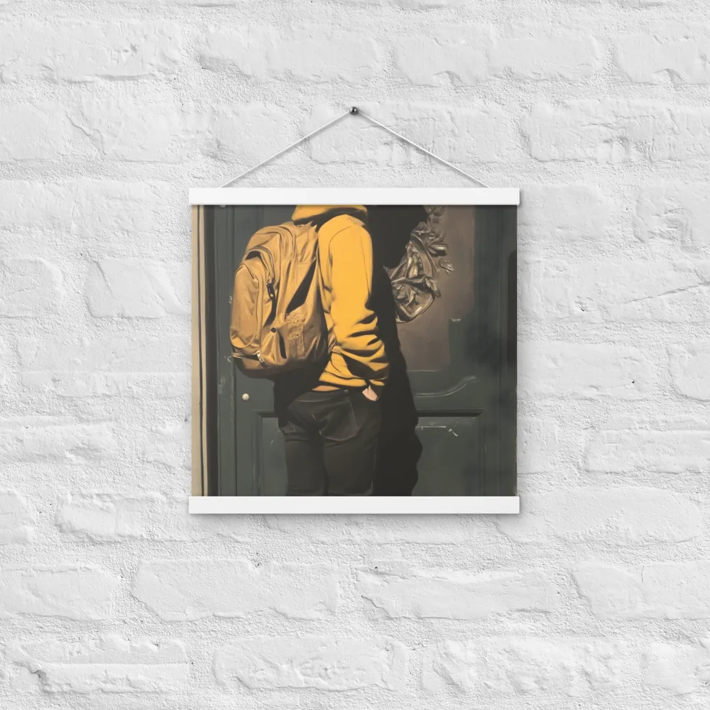 Silent Reflection | Poster With White Wood Hanger | 16″×16″