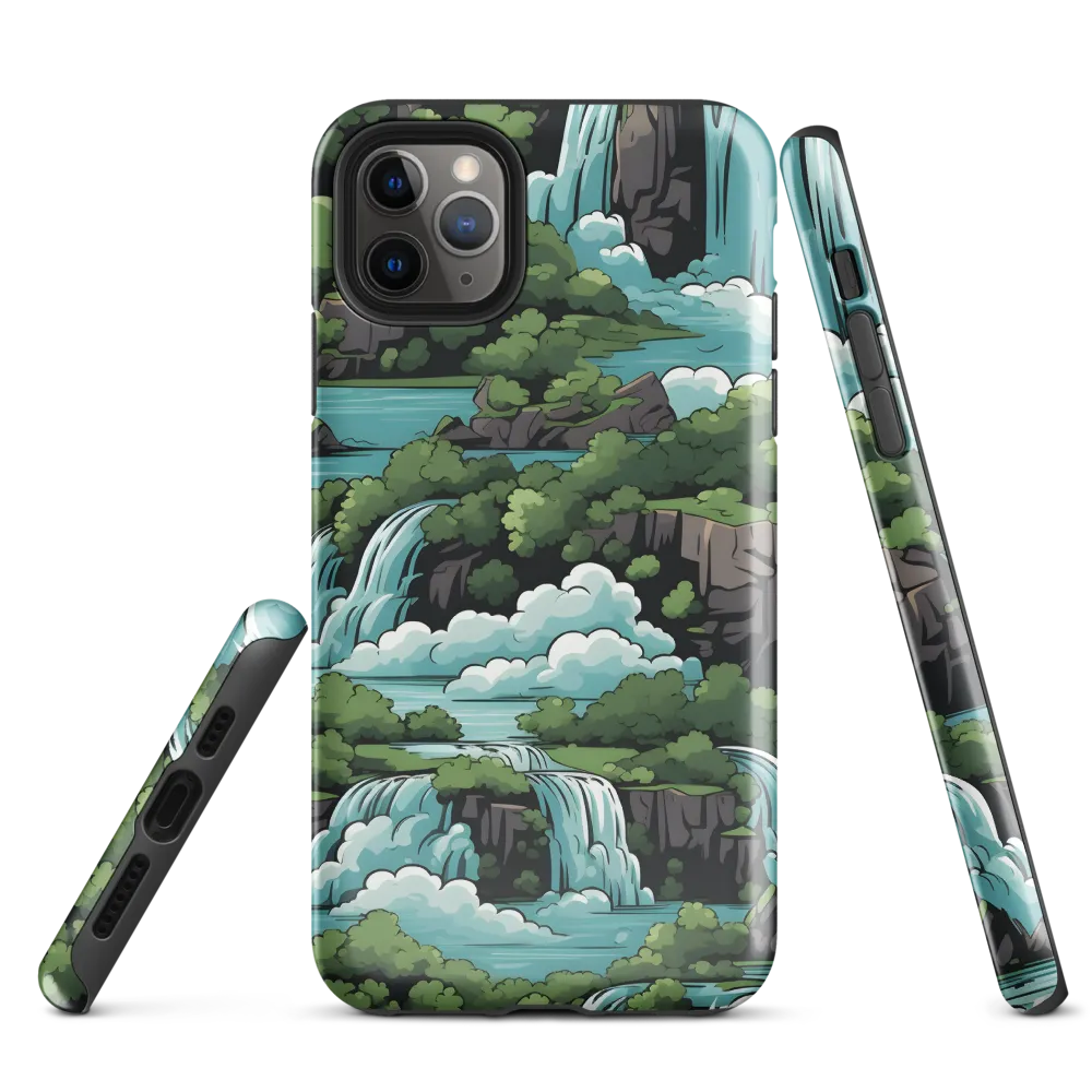 Harmonious Cascades | Phone Case |  11 Pro Max | Tough Case | Glossy