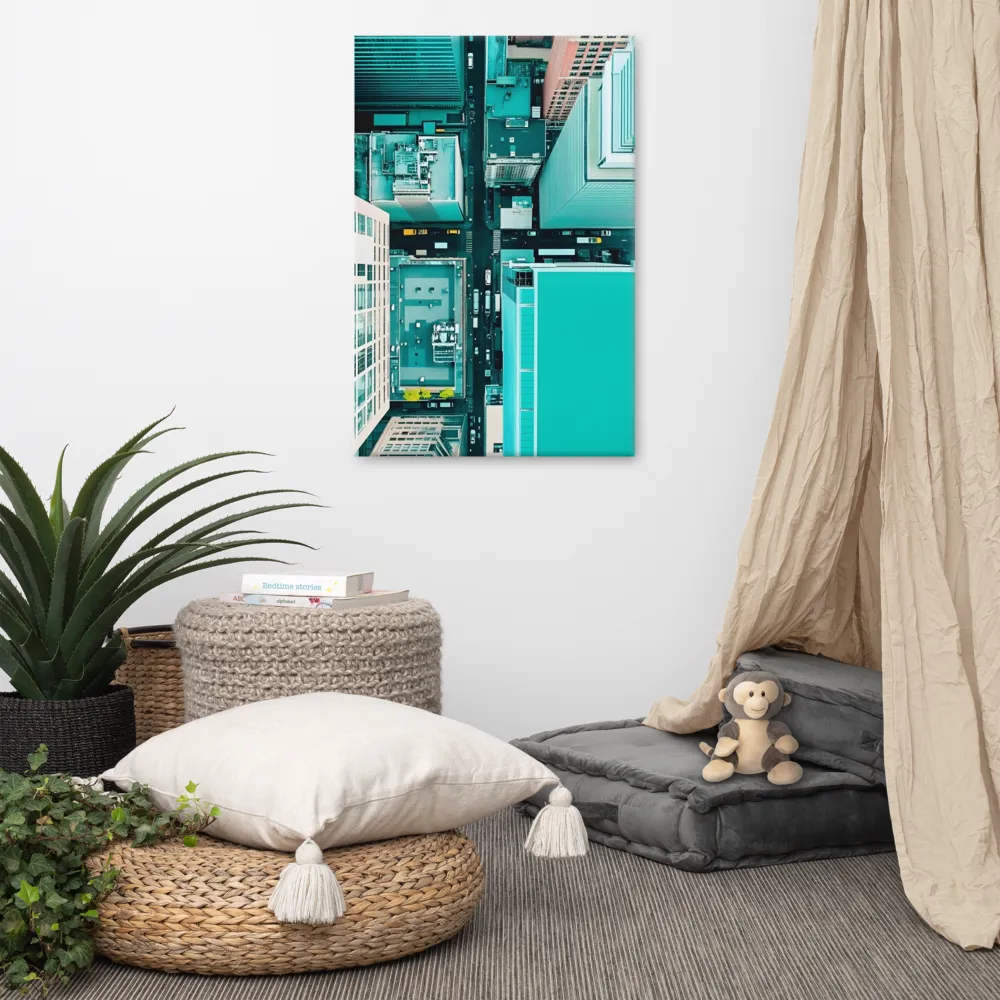 Urban Geometry: Aerial Perspective | Canvas | 24″×36″