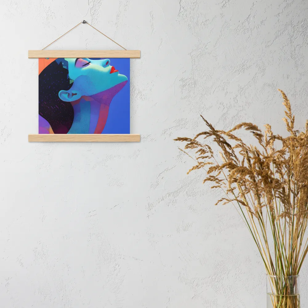 Ethereal Reverie | Poster With Oak Wood Hanger | 10″×10″