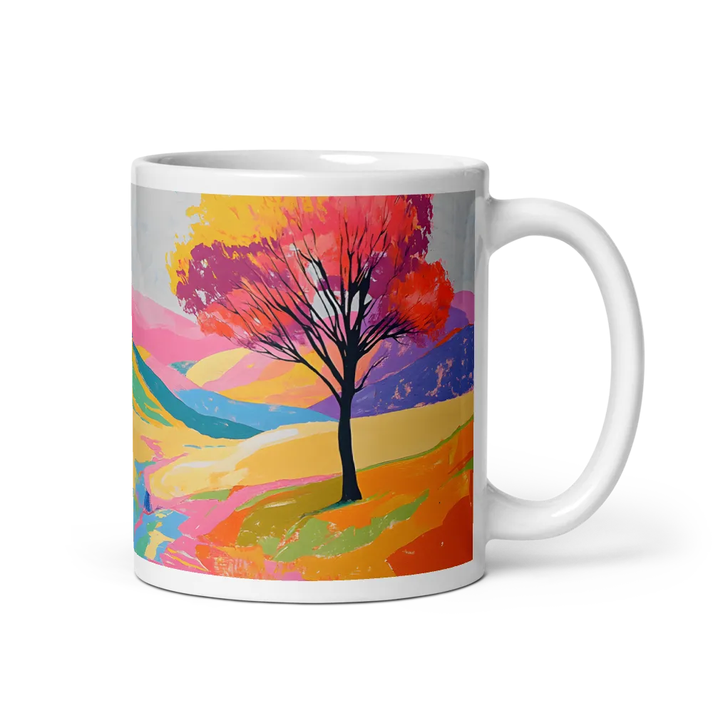 Vibrant Nature's Palette | Mug with White inside | 11 oz