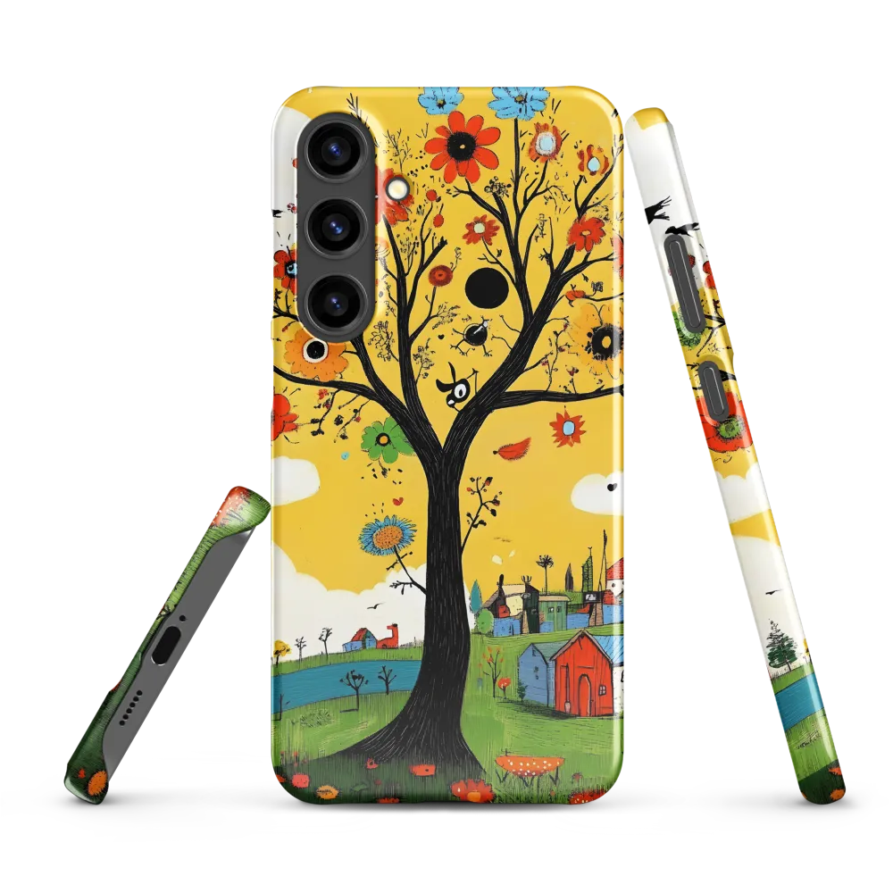 Whimsical Blooms of Life | Phone Case |  S24 Plus | Snap Case | Glossy