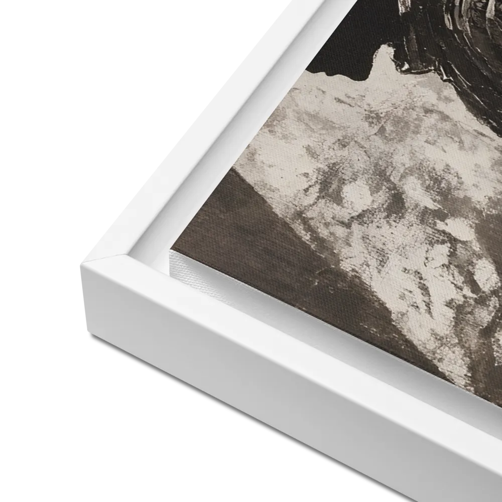 The Silhouette of Valor | Canvas with White Frame | 18″×24″