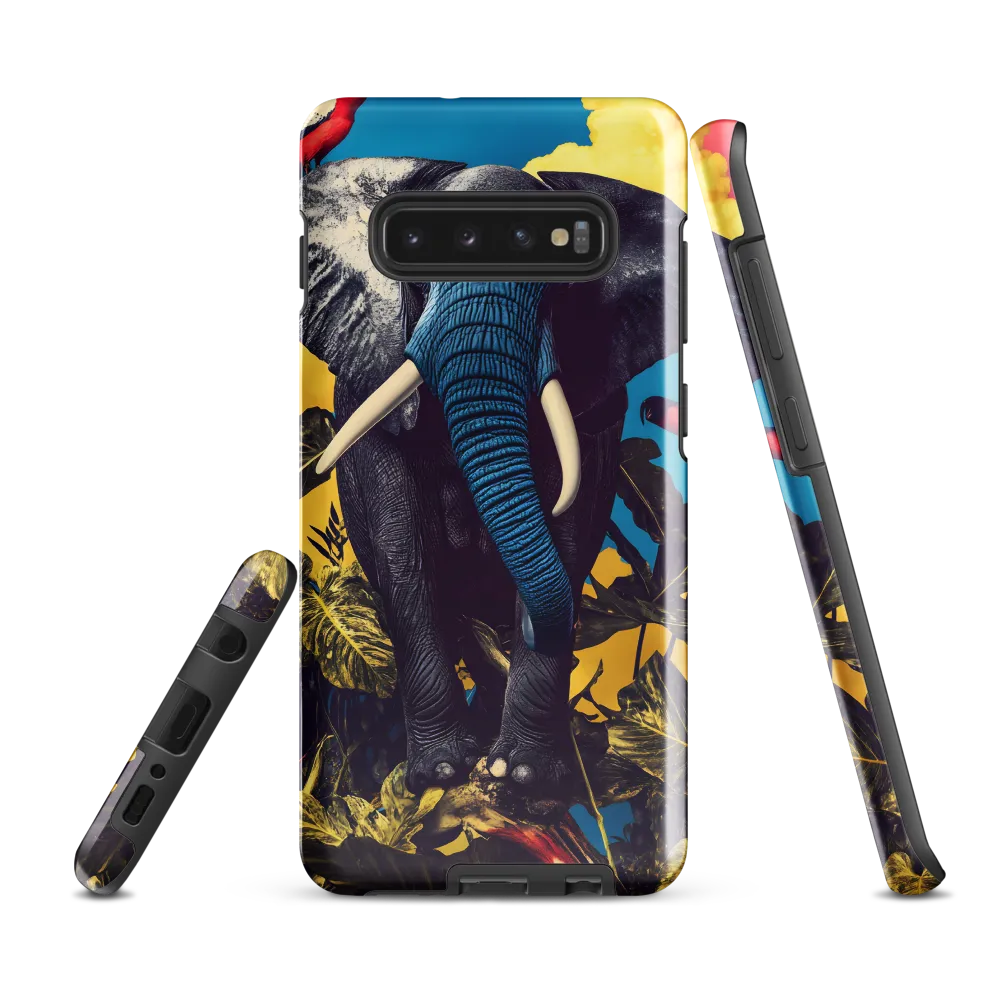 Elephant Dreams in Vibrant Colors | Phone Case |  S10 Plus | Tough Case | Glossy