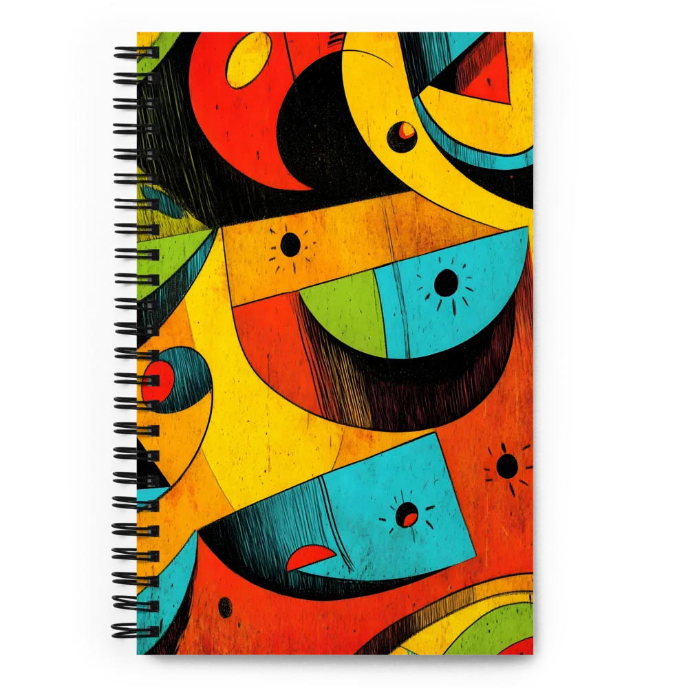 Rhythms of Color and Form | Spiral Notebook