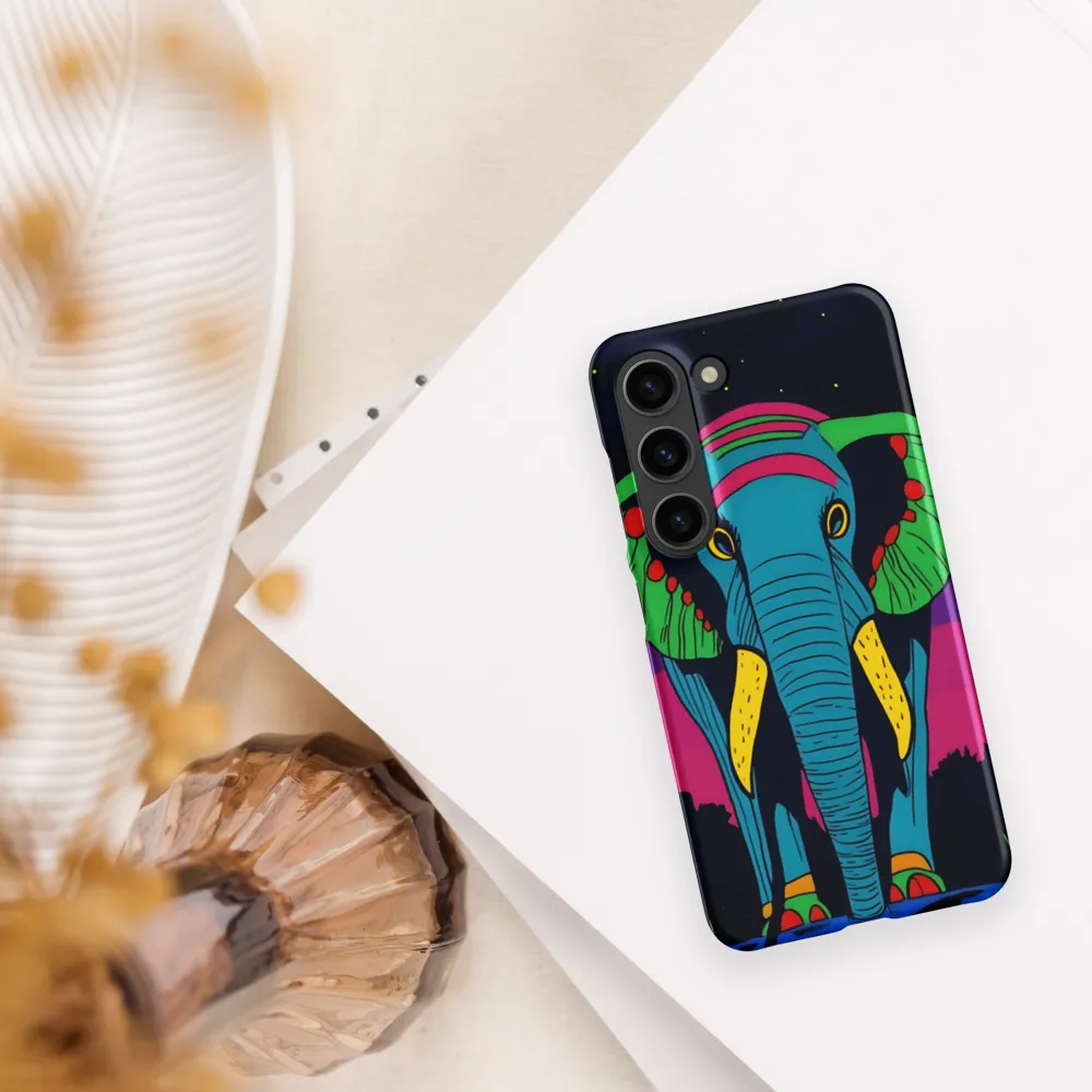 Whimsical Majesty: The Vibrant Elephant