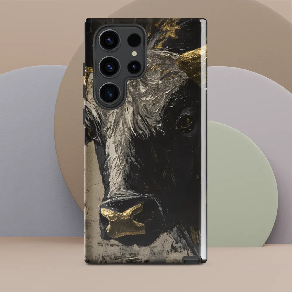 Majestic Bull: The Power in Black and Gold