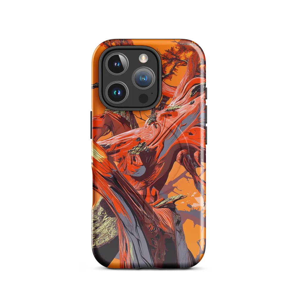 Life in Motion: An Abstract Tree | Phone Case |  16 Pro | MagSafe® Tough Case | Glossy