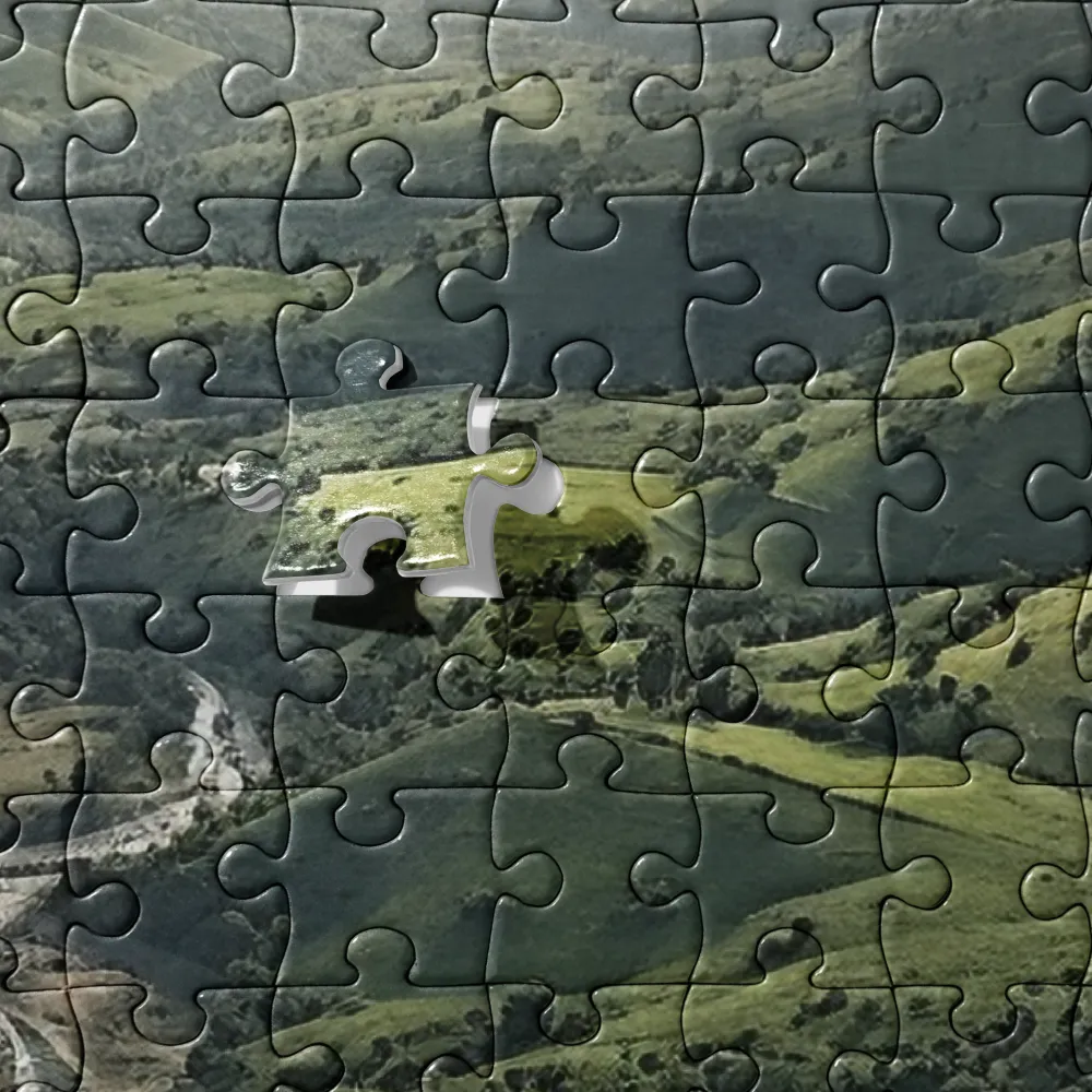 Tranquil Green Valleys | Jigsaw Puzzle | 520 pieces