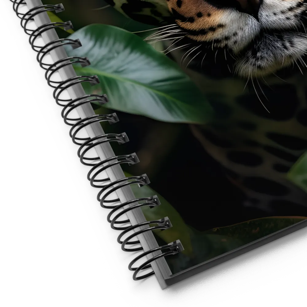 The Intensity of Nature: A Jaguar’s Gaze | Spiral Notebook