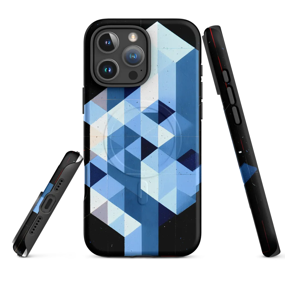 Blueprint of Depth | Phone Case |  16 Pro Max | MagSafe® Tough Case | Matte