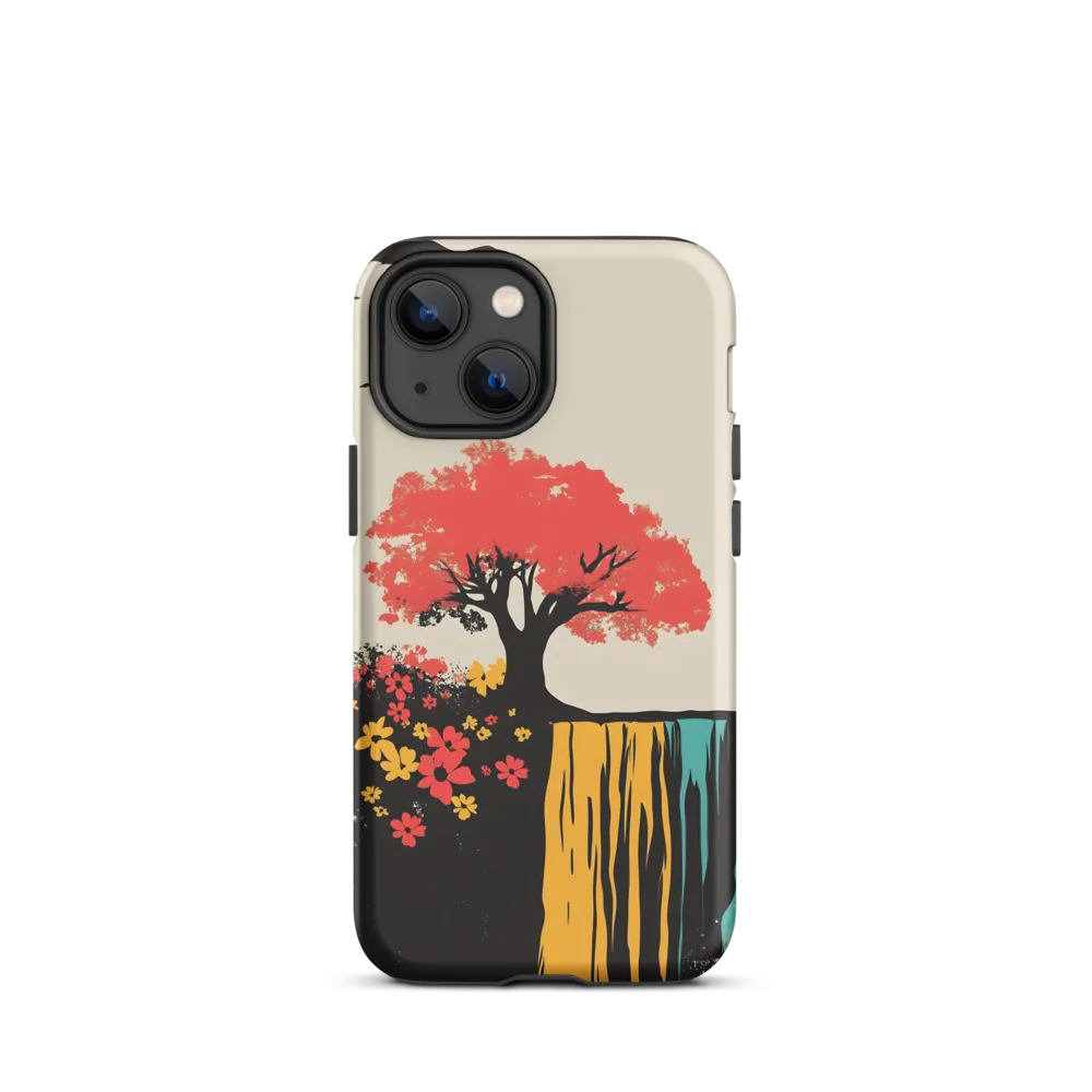Serene Cascade of Colors